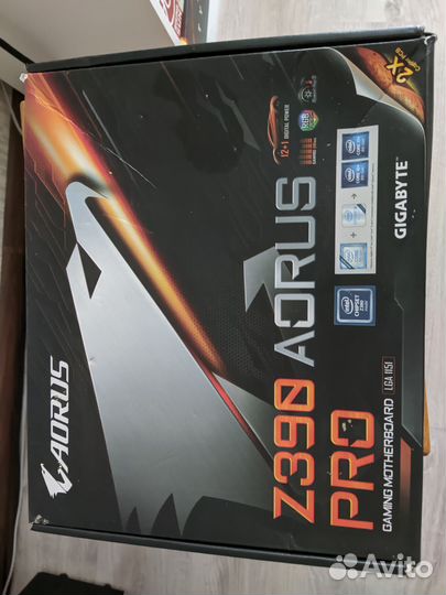 Комплект aorus z390 pro + i7 9700k