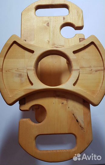 Винный столик деревянный