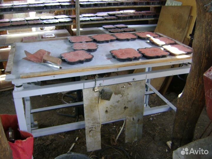 Формы тратуарной плитки 15 кв метров бардюров