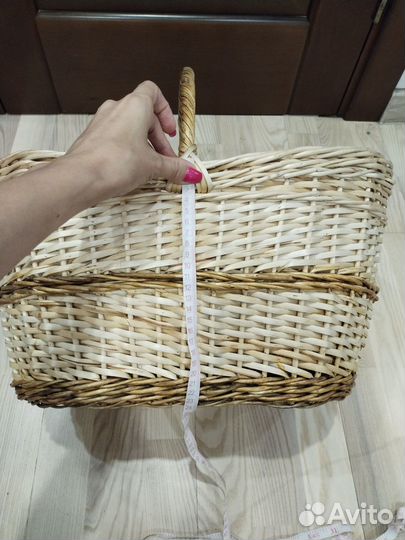 Корзина плетеная новая