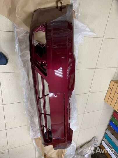 Бампер передний daewoo nexia 150 красный