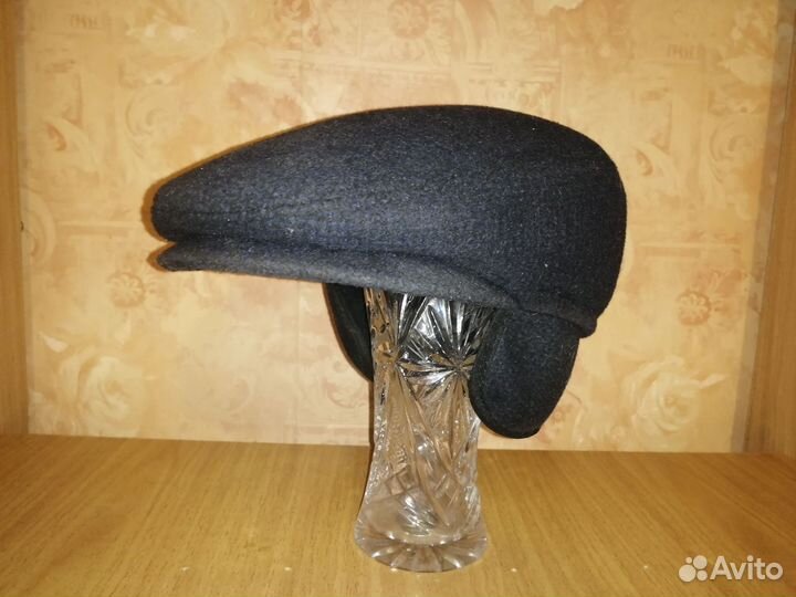 Кепка реглан шерсть черная