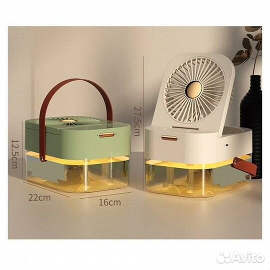 Вентилятор-увлажнитель настольный