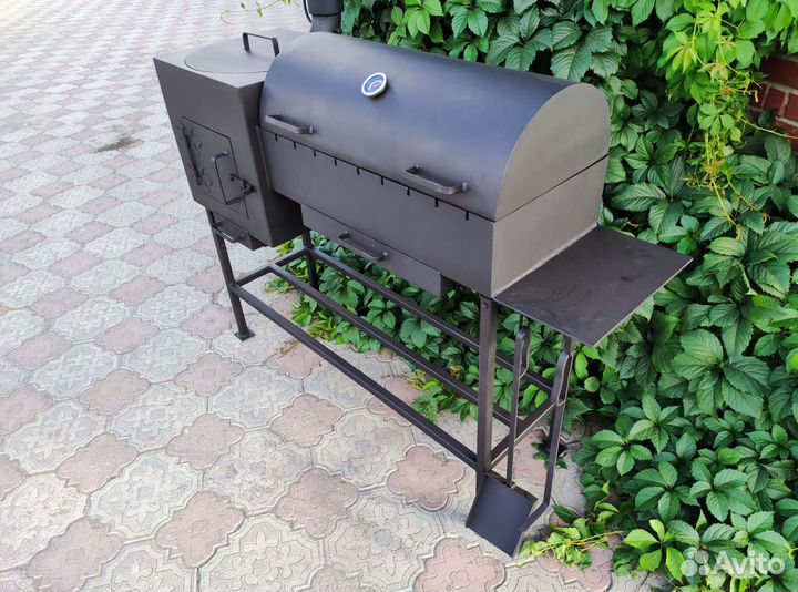 Мангал - казан 4 мм с крышкой барбекю