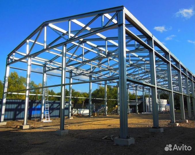 Каркас ангара арочного,ангар 10Х5Х60