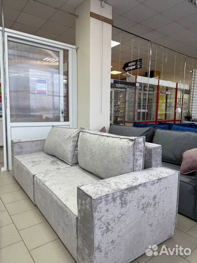 Диван лофт в антивандальном велюре