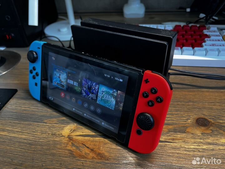 Nintendo switch 128gb rev 1 прошитая