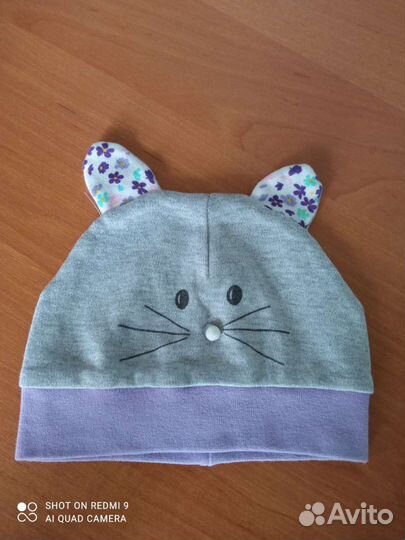 Шапочки 0-3 месяца