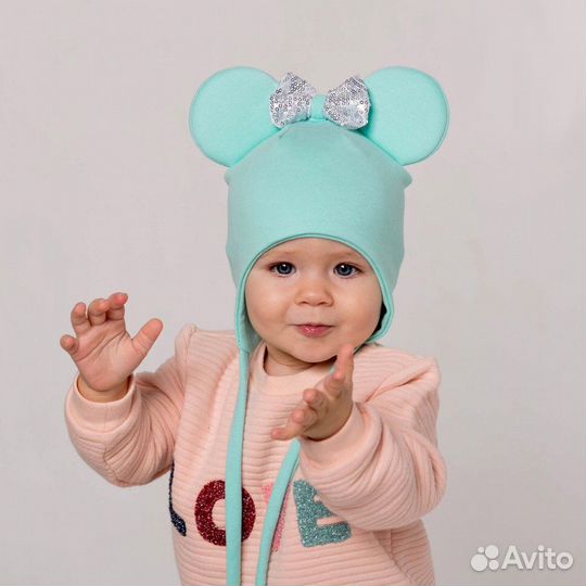 Шапка осенняя для девочки