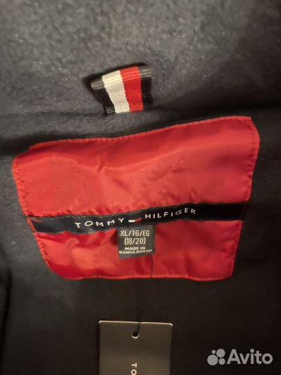 Пуховик подростковый Tommy Hilfiger