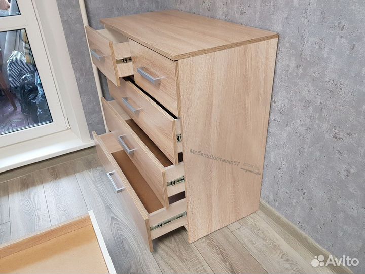 Комод (0,85) сонома (венге, молочный, шимо)