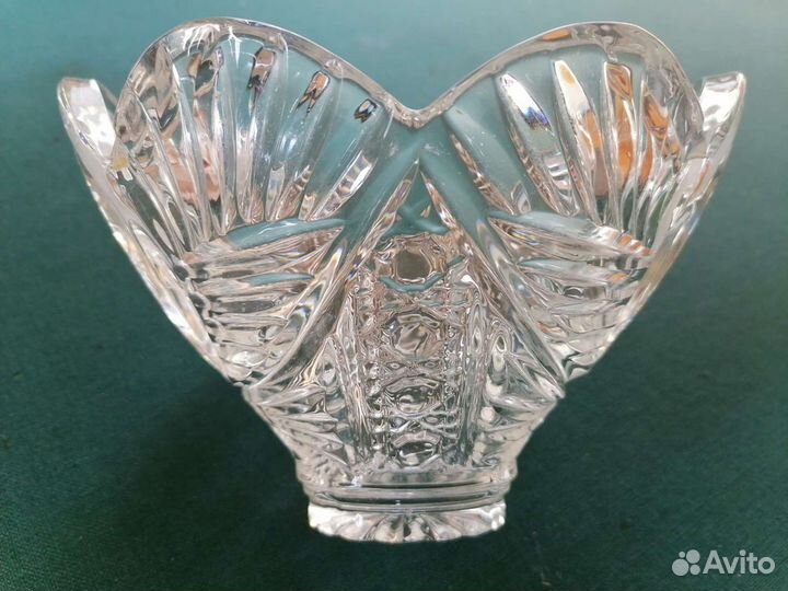 Хрусталь салатник СССР жёлуди