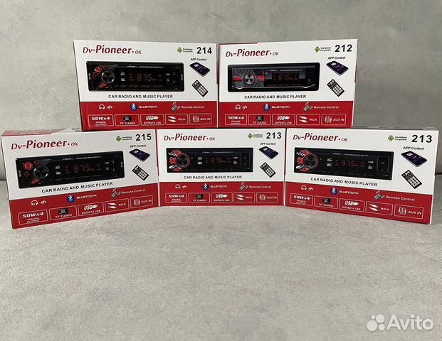 Магнитола 1 din pioneer новая