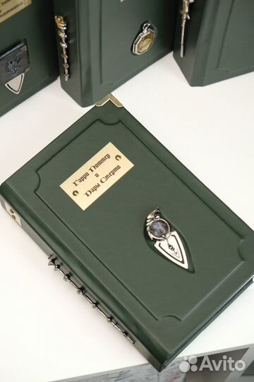 Набор книг Гарри Поттер ручной работы кожа