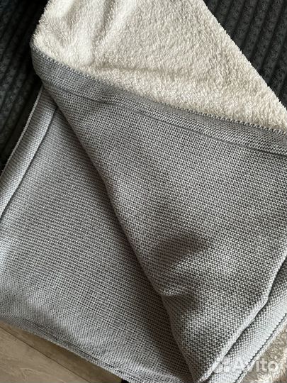 Плед детский вязаный