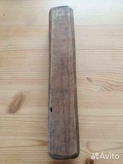 Старинный кожаный ремень для правки опасной бритвы