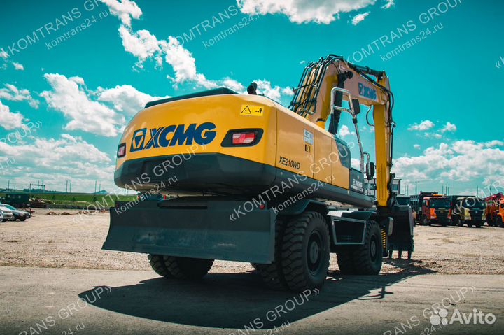 Колёсный экскаватор XCMG XE210WD, 2023