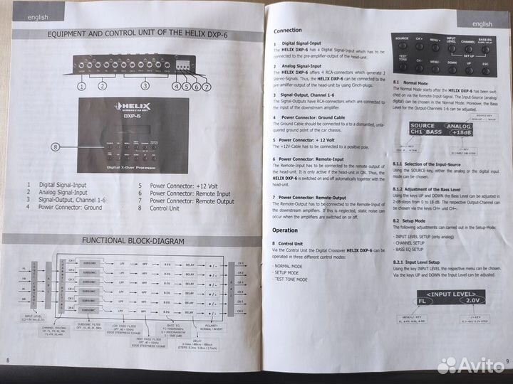 Звуковой процессор Helix DXP-6