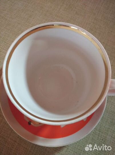 Чайная пара Золотое яблоко Дулево