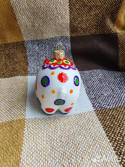 Стеклянная елочная игрушка