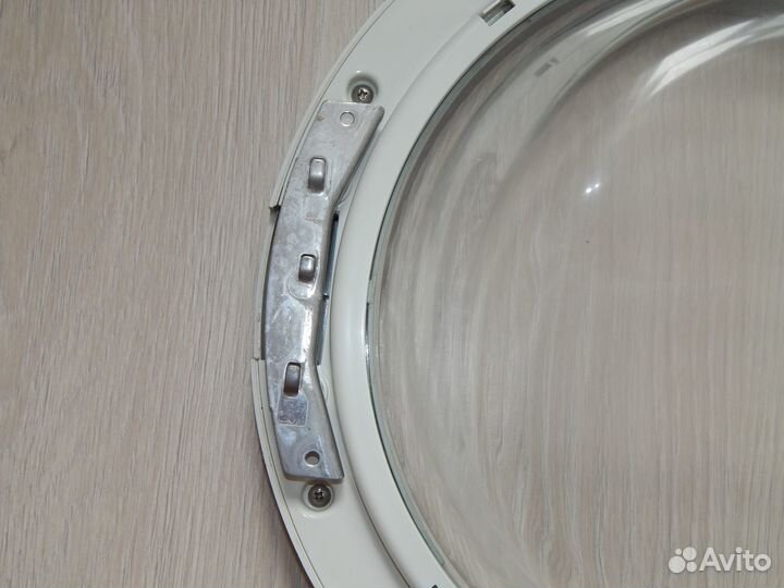 Люк в сборе стиральной машины Samsung серый