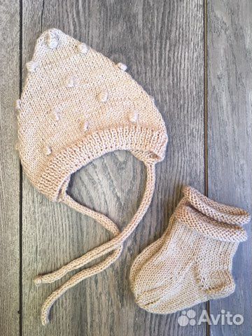 Вязаный чепчик 