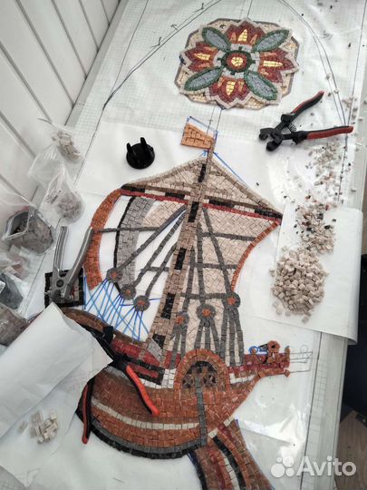 Мозаика панно