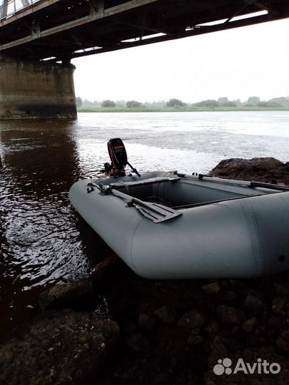 Надувная лодка с мотором2.6