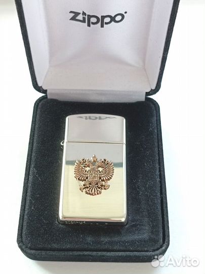 Zippo 1500 Slim Sterling Silver Au 750 Ag 925