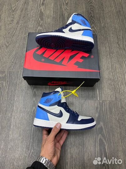 Кроссовки Air Jordan 1 Obsidian (36-45)