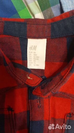 Рубашка детская 11-2года