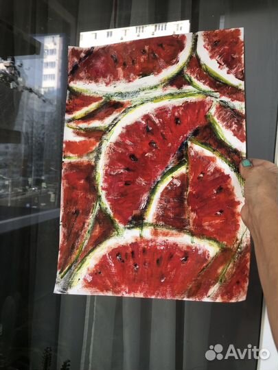 Картина маслом «Арбузы «