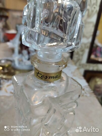 Хрусталь флакон винтаж СССР