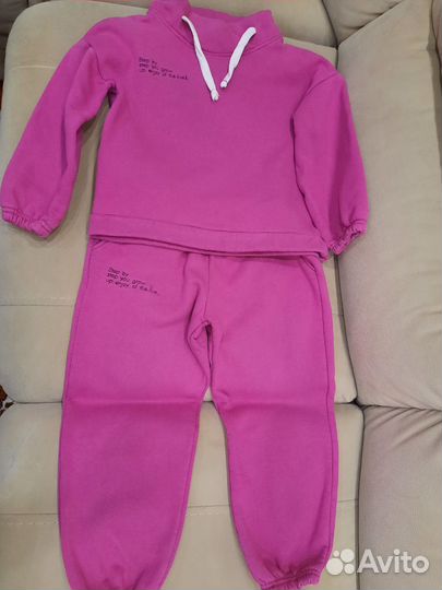 Спортивный костюм на флисе для девочки