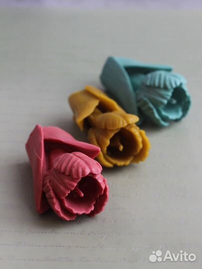 Силиконовая форма для мыла и свечей тюльпан