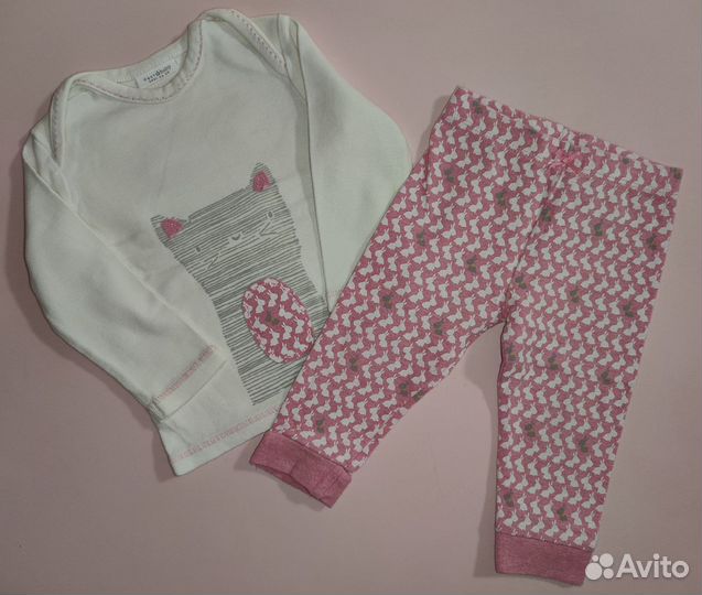 Одежда на девочку комплект 6-12 мес