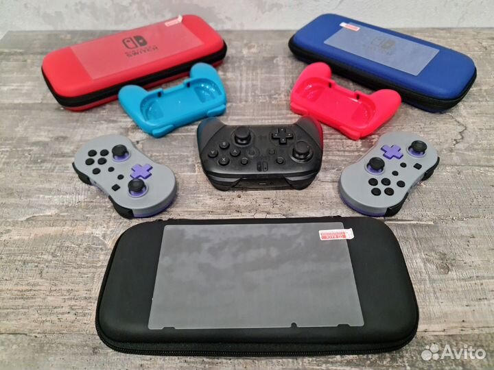 Новый Nintendo switch oled прошитый+игры+подарки