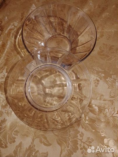 Вазы СССР стекло