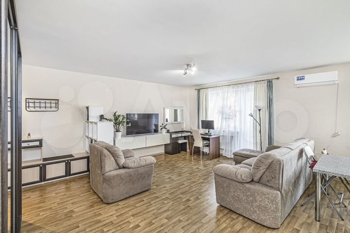 Квартира-студия, 41,4 м², 3/3 эт.
