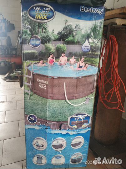 Каркасный бассейн bestway 366 100