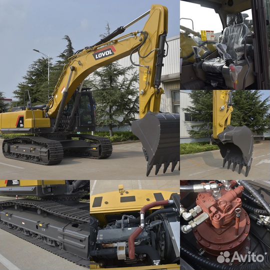 Гусеничный экскаватор Lovol FR360D, 2024