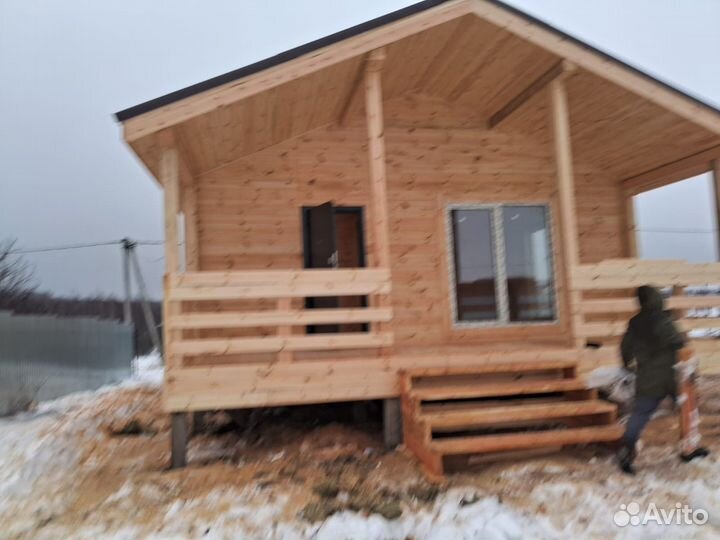 Каркасный дом 8х8