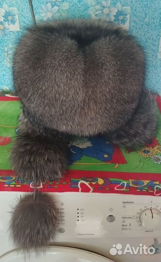 Шапка женская чернобурка