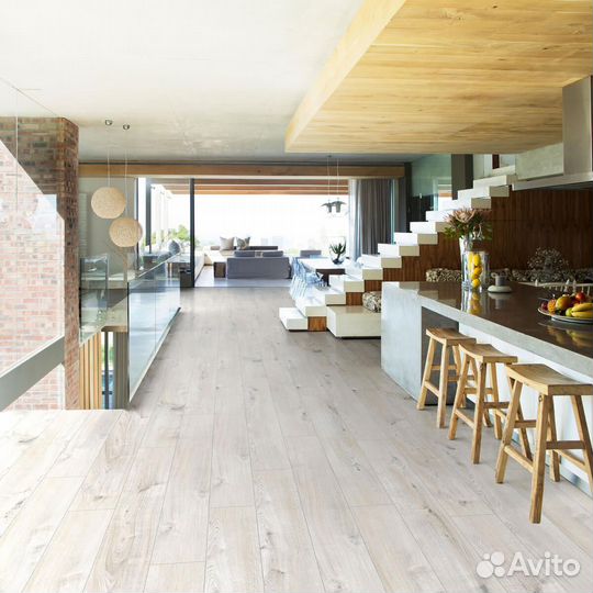 Пвх SPC ламинат Kronostep flooring Z White Mist