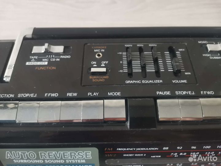 Двухкассетная магнитола. Япония
