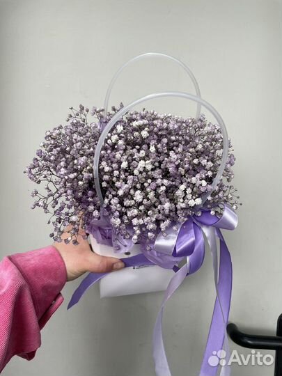 Цветы и сухоцветы,гипсофила