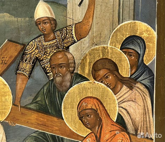 Икона Несение Креста Господня Редкость