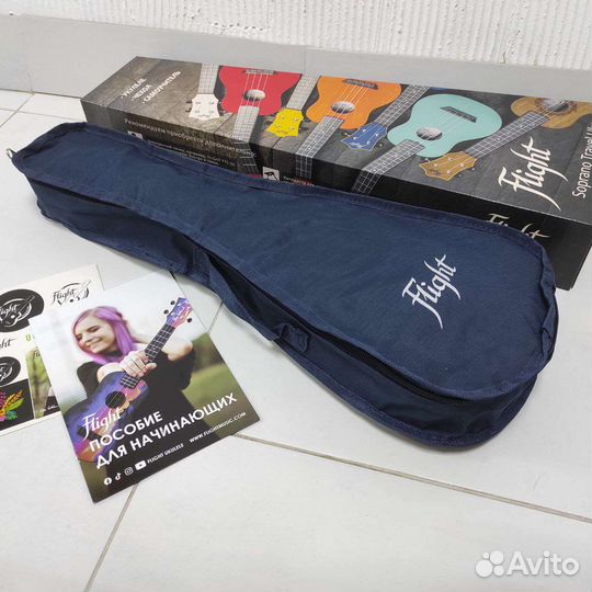 Укулеле flight сопрано новая с чехлом