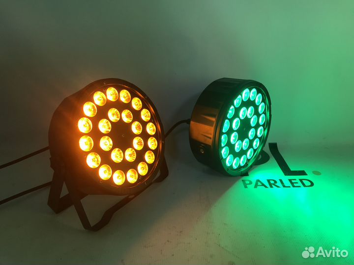 Прожектор Led par 24*12w rgbwa+UV (белый корпус)