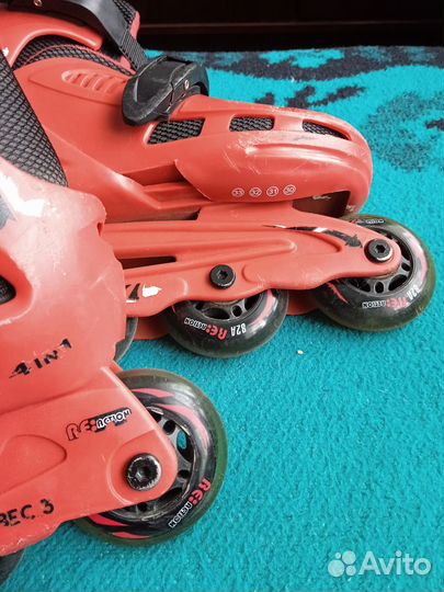 Роликовые коньки детские раздвижные 30-33 рр